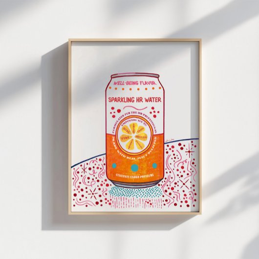 Personalabteilung Kunst Sparkling Personal Wasser Poster