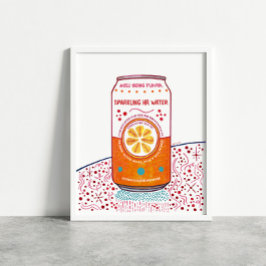 Personalabteilung Kunst Sparkling Personal Wasser Poster