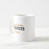Personalabteilungsteam – Personalisiert Kaffeetasse (Vorderseite Links)
