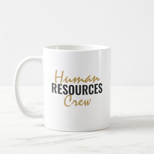 Personalabteilungsteam – Personalisiert Kaffeetasse (Links)