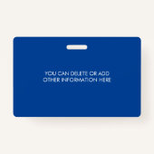 Personalausweis | Aquamarines Logo Foto ID Abzeich Ausweis (Rückseite)