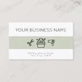 Personalausweis beruflicher Hundepfandservice Visitenkarte (Rückseite)