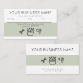 Personalausweis beruflicher Hundepfandservice Visitenkarte (Vorne/Hinten)