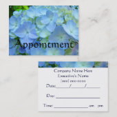 Personalausweis "Business Service Blue" Terminkarte (Vorne/Hinten)
