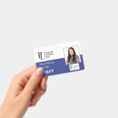 Personalausweis des BLUE-Fotos Ausweis (Handheld)