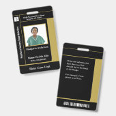 Personalausweis des Krankenhauses Ausweis (Vorder- & Rückseite)