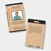 Personalausweis des Krankenhauses Ausweis (Front & Back)