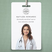 Personalausweis des medizinischen Klinikpersonals Ausweis