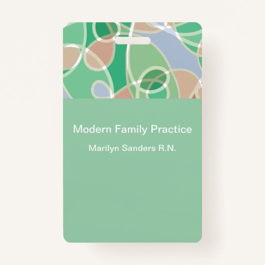 Personalausweis des modernen Arztes Ausweis (Vorderseite)