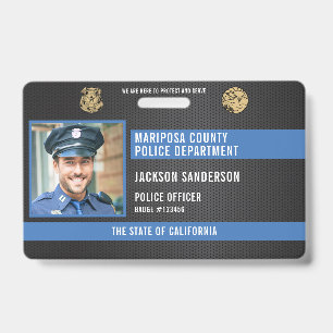 Personalausweis des personalisierten Polizeibeamte Ausweis