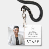 Personalausweis-Foto-ID-Karte mit benutzerdefinier Ausweis (Front with Lanyard)