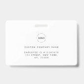 Personalausweis-Foto-ID-Karte mit benutzerdefinier Ausweis (Back)