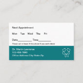 Personalausweis für Ärztebüros Terminkarte (Vorderseite)