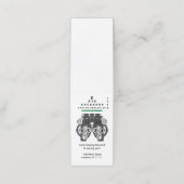 Personalausweis für Augenpflege Terminkarte (Außenseite Aufgefaltet)