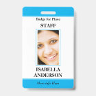 Personalausweis für blaues Foto