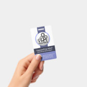 Personalausweis für Blauschattierung Ausweis (Handheld)