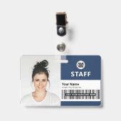 Personalausweis für das Foto Ausweis (Vorderseite mit Clip)