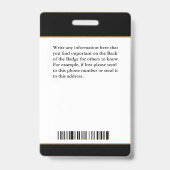 Personalausweis für die Logokombination "Press Pas Ausweis (Rückseite)