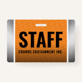 Personalausweis für Orange und Stahl Ausweis (Vorderseite)