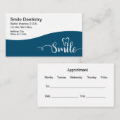 Personalausweis für Zahnärzte Visitenkarte (Vorne/Hinten)