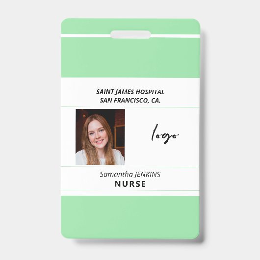 Personalausweis Krankenschwester Ausweis (Front)