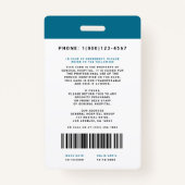 Personalausweis + Strichcode Vertikal Ausweis (Rückseite)