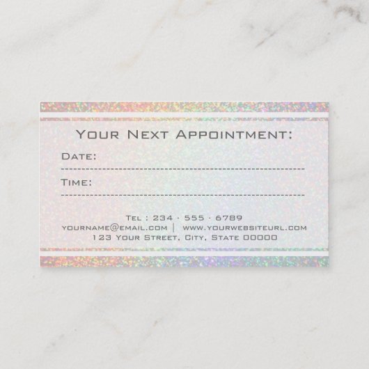 Personalausweis Terminkarte (Rückseite)