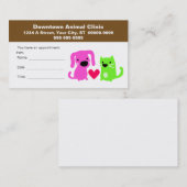 Personalausweis Terminkarte (Vorne/Hinten)