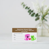 Personalausweis Terminkarte (Stehend Vorderseite)