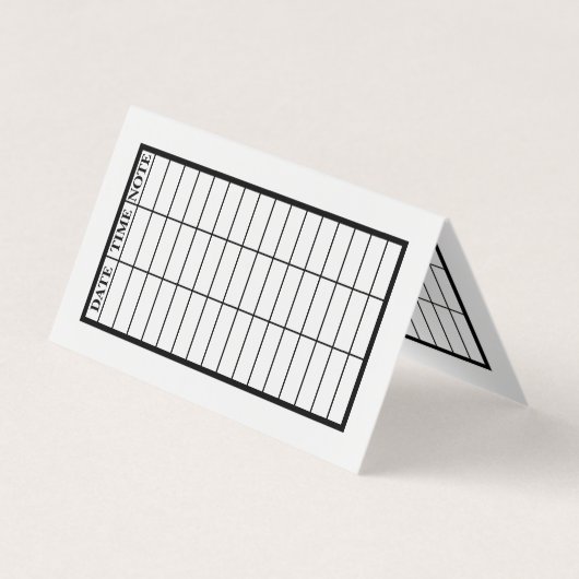 Personalausweis Visitenkarten (Rückseite)