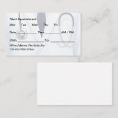 Personalausweise des Arztes Bulk Budget Terminkarte (Vorne/Hinten)