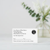 Personalausweise für Ärzte Terminkarte (Stehend Vorderseite)