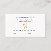 Personalausweise für Zahnärzte Terminkarte (Vorderseite)