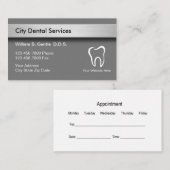 Personalausweise für Zahnärzte Terminkarte (Vorne/Hinten)