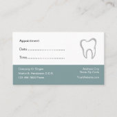 Personalausweise für Zahnärzte Terminkarte (Vorderseite)