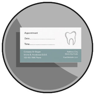 Personalausweise für Zahnärzte Terminkarte