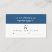 Personalausweise für Zahnärzte Terminkarte (Vorderseite)