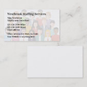 Personalausweise und Anstellungen Visitenkarte (Vorne/Hinten)