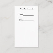 Personalausweiskarten für mobile Haustiere Visitenkarte (Rückseite)