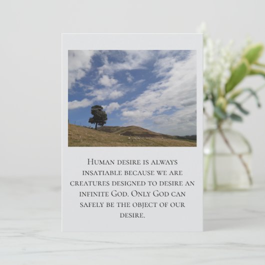 Personalbedarf Postkarte (Stehend Vorderseite)