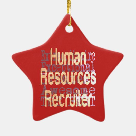 Personalberater Keramik Ornament (Hinten)