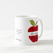 Personalbotschaft für Teacher-Prints Kaffeetasse (VorderseiteRechts)