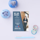 Personaleinstellung BUSINESS Logo Flyer Poster Po (Einzeln)