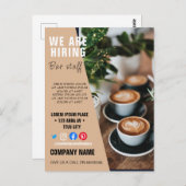 Personaleinstellung BUSINESS Logo Flyer Poster Postkarte (Vorne/Hinten)