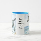Personalisable Connemara Pony-Kaffee-Tasse Tasse (Zentrum)