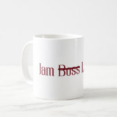 Personalisation iam Leader nicht boos klassische T Kaffeetasse (Vorderseite Links)