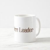 Personalisation iam Leader nicht boos klassische T Kaffeetasse (VorderseiteRechts)