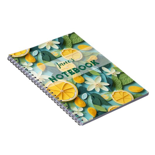 Personalise: 3D lemon Notizblock (Rechte Seite)