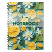 Personalise: 3D lemon Notizblock (Vorderseite)