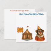 Personalise: Chester the chimp clown (Vorne/Hinten)